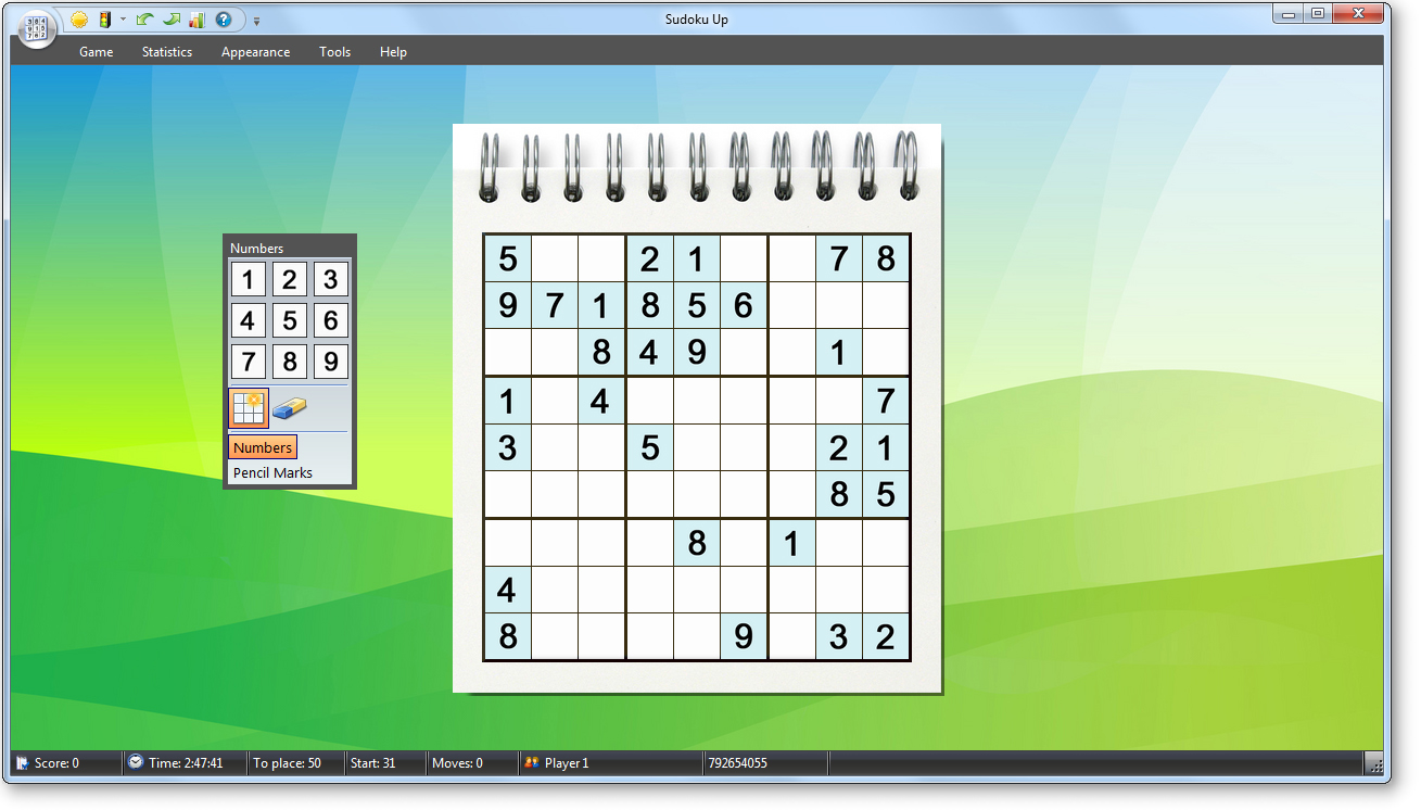 Sudoku Up - Standard Layout screenshot