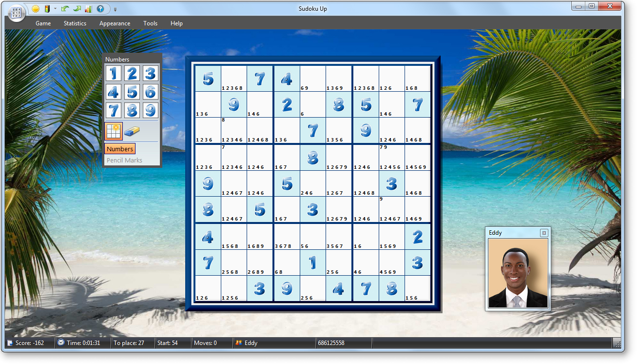 Sudoku Up - Layout with Auto Pencil Marks screenshot